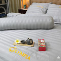 Chăn ga gối khách sạn Olympia cotton lụa 7 món màu ghi OCL7M02