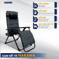 Ghế xếp thư giãn Hakawa HK - G22 (kèm nệm)