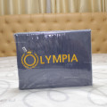 Chăn ga gối khách sạn Olympia lụa thêu 5 món màu xanh than