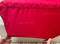 Bộ ga gối chun chần Tencel Olympia Royal màu đỏ 