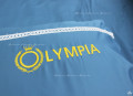Chăn ga gối khách sạn Olympia lụa thêu 5 món xanh dương