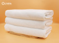Combo khăn mặt + khăn tắm Olympia hotel màu trắng